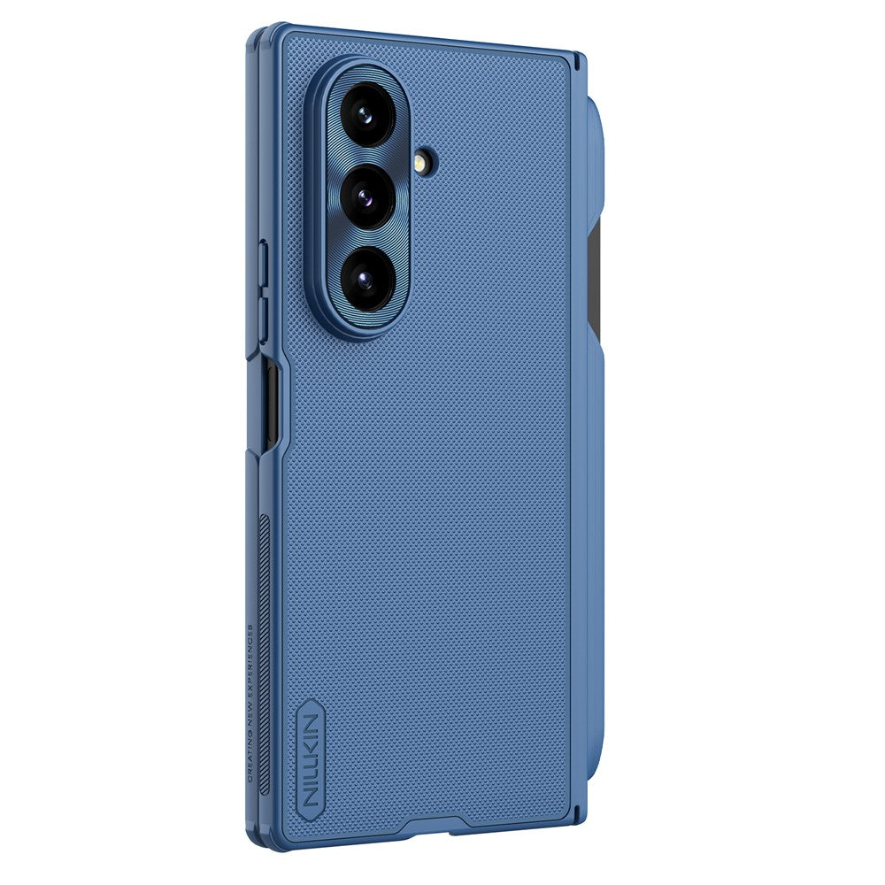MagSafe futrola za Samsung Galaxy Z Fold7 F966, Nillkin, Super Frosted Shield s držačem za olovku, Plava