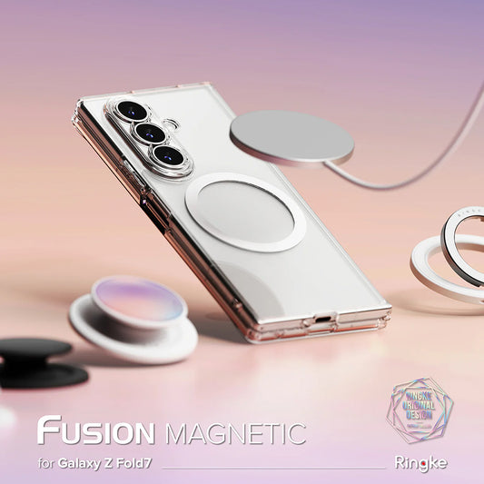 MagSafe futrola za Samsung Galaxy Z Fold7 F966, Ringke, Fusion, Prozirna