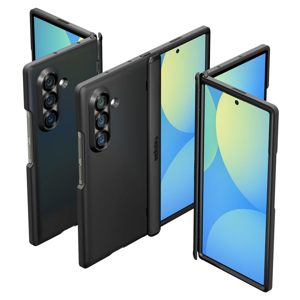 Husa MagSafe za Samsung Galaxy Z Fold7 F966, Spigen, Slim Armor Pro, Crna ACS09551