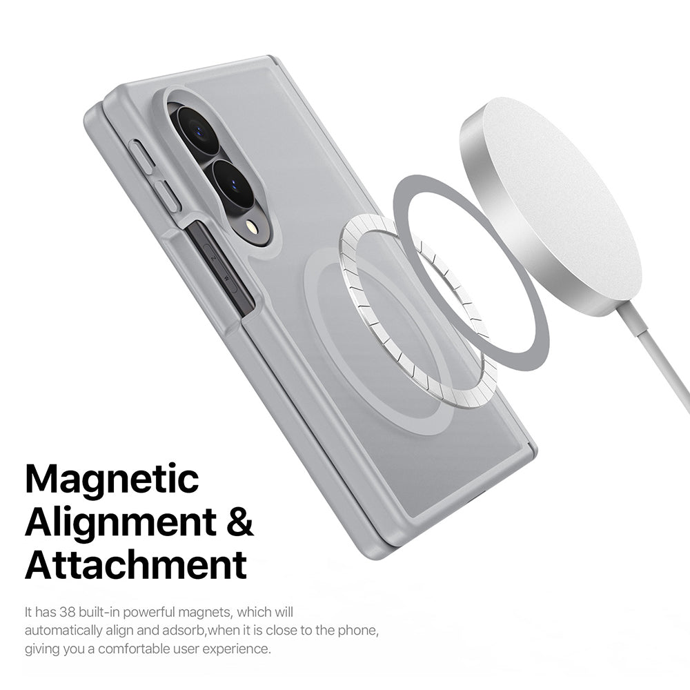 MagSafe maska za Samsung Galaxy Z Fold8 F971, DUX DUCIS, Yind, siva