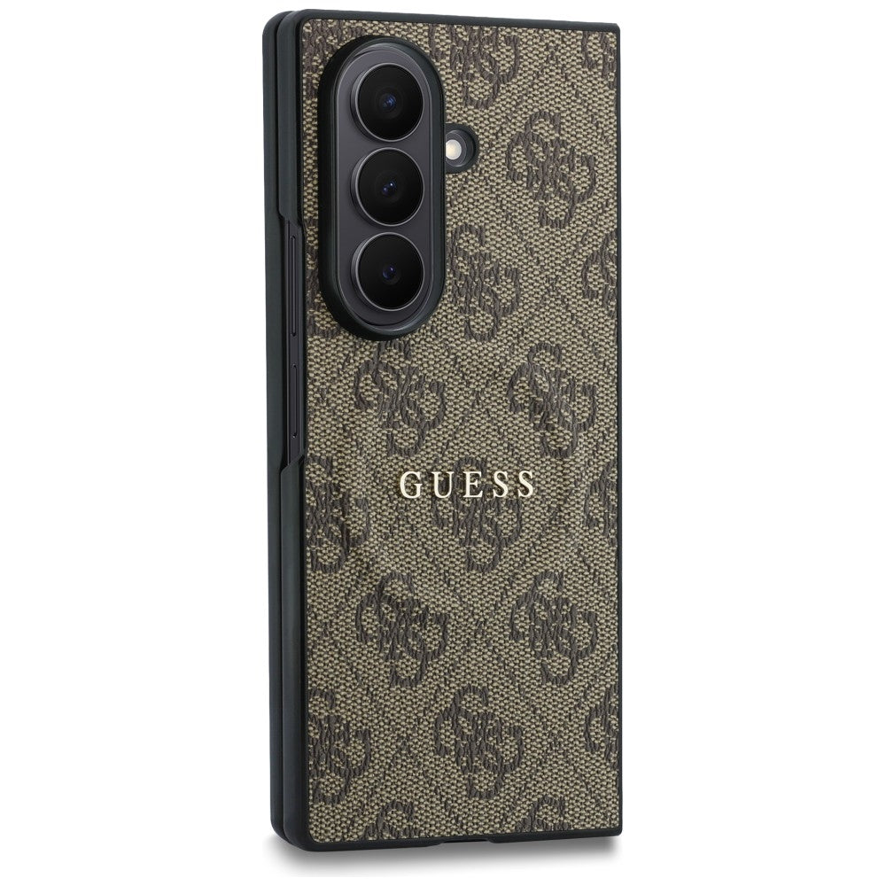 MagSafe futrola za Samsung Galaxy Z Fold8 Ultra F976, Guess, 4G Leather Classic, Smeđa