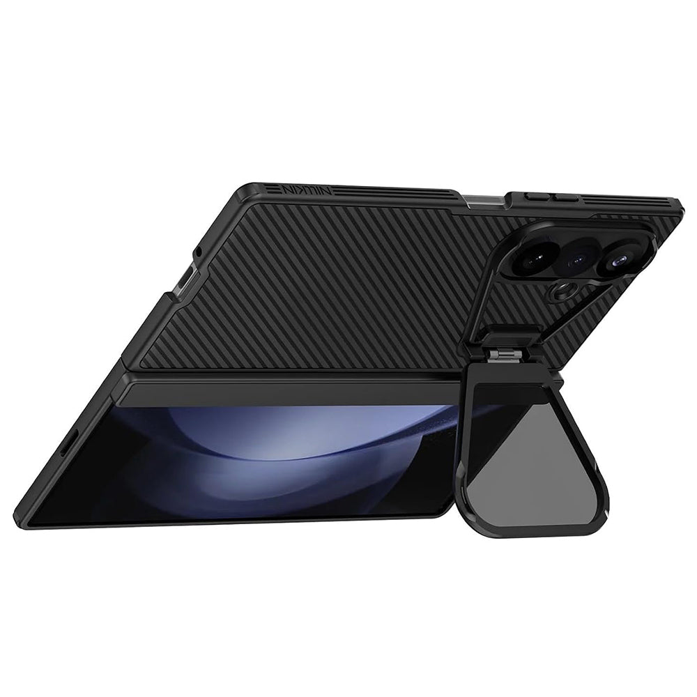 MagSafe futrola za Samsung Galaxy Z Fold8 Ultra F976, Nillkin, CamShield Prop s prozirnim crnim poklopcem leće, Crna