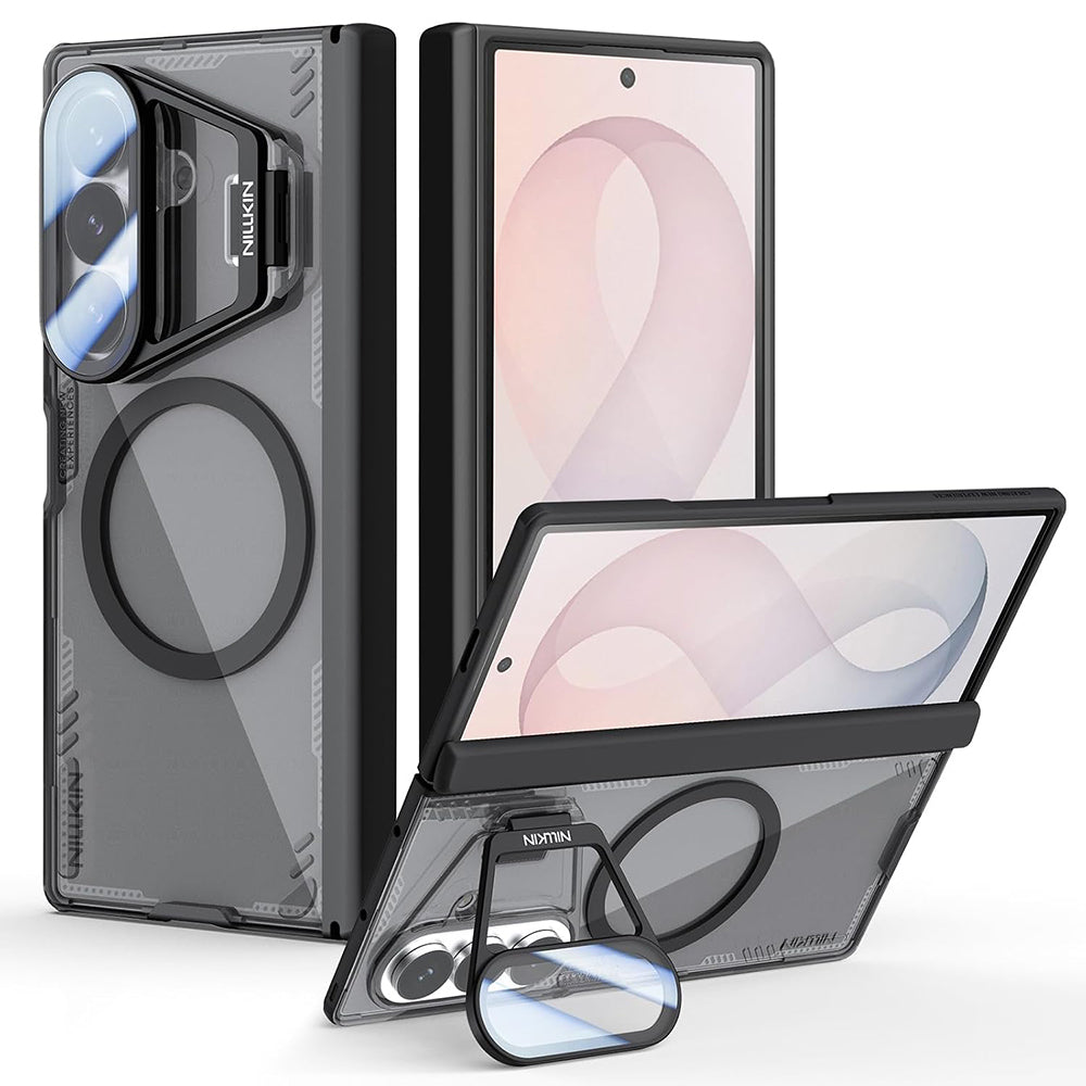 MagSafe futrola za Samsung Galaxy Z Fold8 Ultra F976, Nillkin, Iceblade Prop s izrezom za kameru, Crna