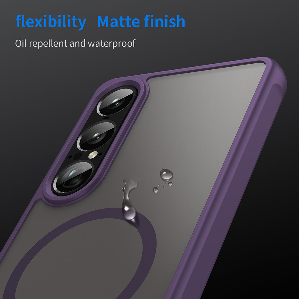 MagSafe futrola za Sony Xperia 1 VII, Techsuit, HaloFrost II, Ljubičasta