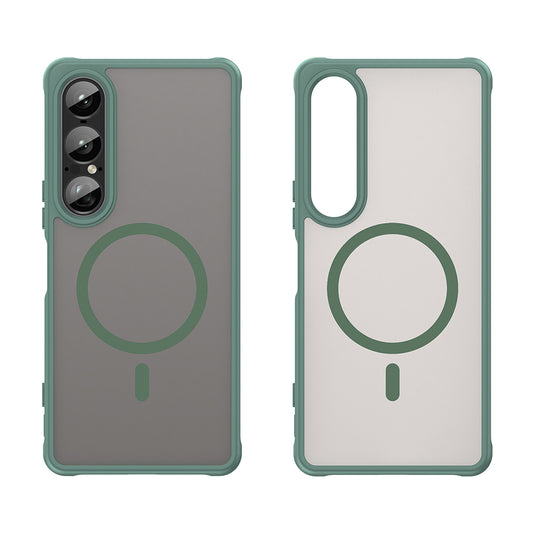 MagSafe futrola za Sony Xperia 1 VII, Techsuit, HaloFrost II, Zelena