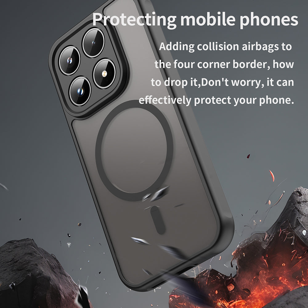 Futrola MagSafe za Xiaomi 17, Techsuit, HaloFrost II, Roza