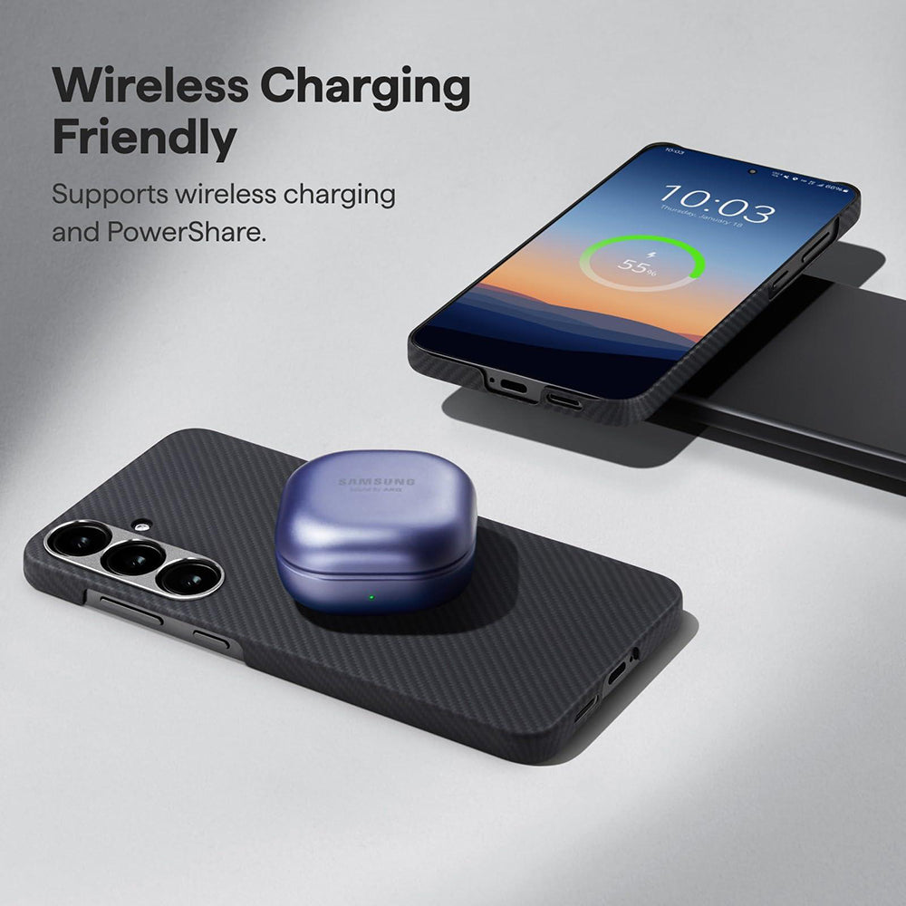 Futrola MagSafe za Xiaomi 17 Ultra, Techsuit, Aramid Fiber, Crna