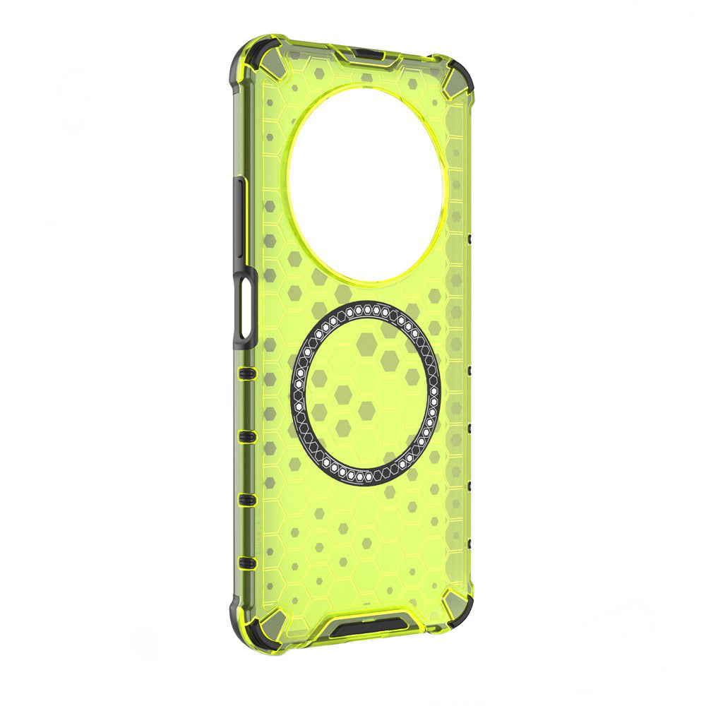 MagSafe futrola za Xiaomi Poco C75 / Redmi 14C, Techsuit, HoneyComb Shield, Zelena