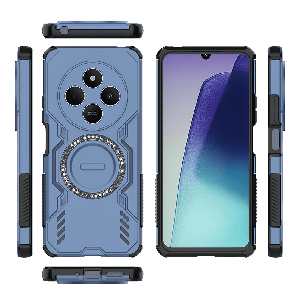 MagSafe futrola za Xiaomi Poco C75 / Redmi 14C, Techsuit, ArmorMag, Plava