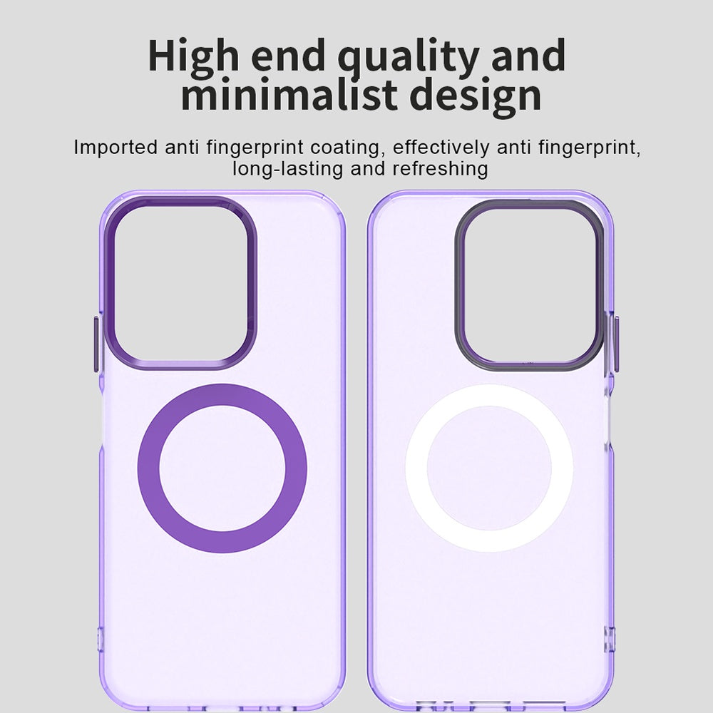 MagSafe futrola za Xiaomi Poco C85 4G / Redmi 15C 5G / 15C 4G, Techsuit, CandyCase, Ljubičasta