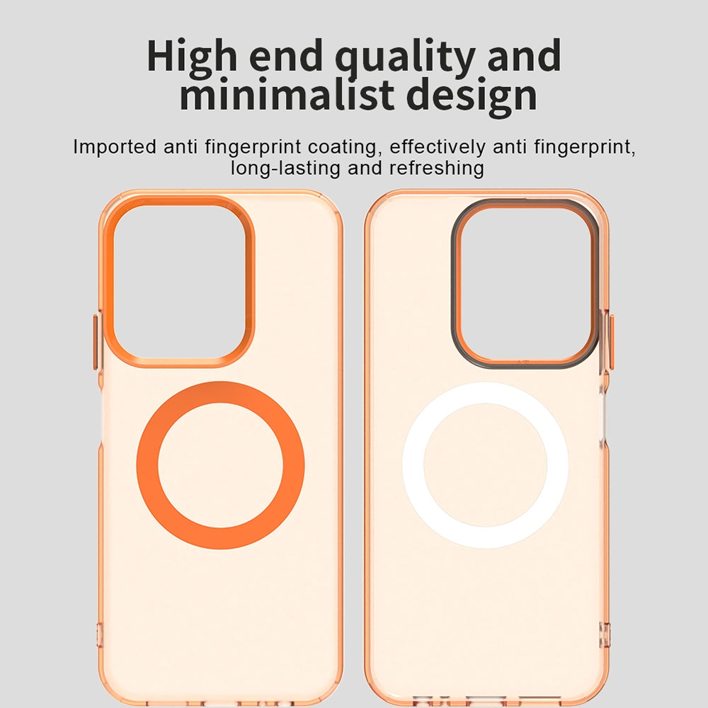 MagSafe futrola za Xiaomi Poco C85 4G / Redmi 15C 5G / 15C 4G, Techsuit, CandyCase, Narančasta