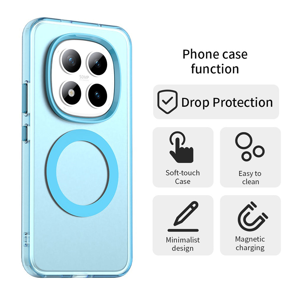 MagSafe futrola za Xiaomi Poco M8 Pro / Redmi Note 15 Pro+ 5G, Techsuit, CandyCase, Plava