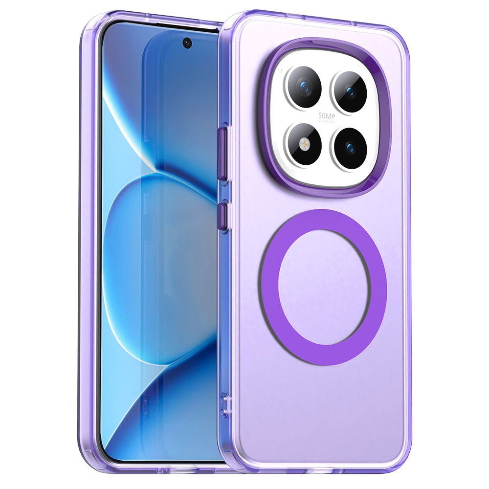 MagSafe futrola za Xiaomi Poco M8 Pro / Redmi Note 15 Pro+ 5G, Techsuit, CandyCase, Ljubičasta