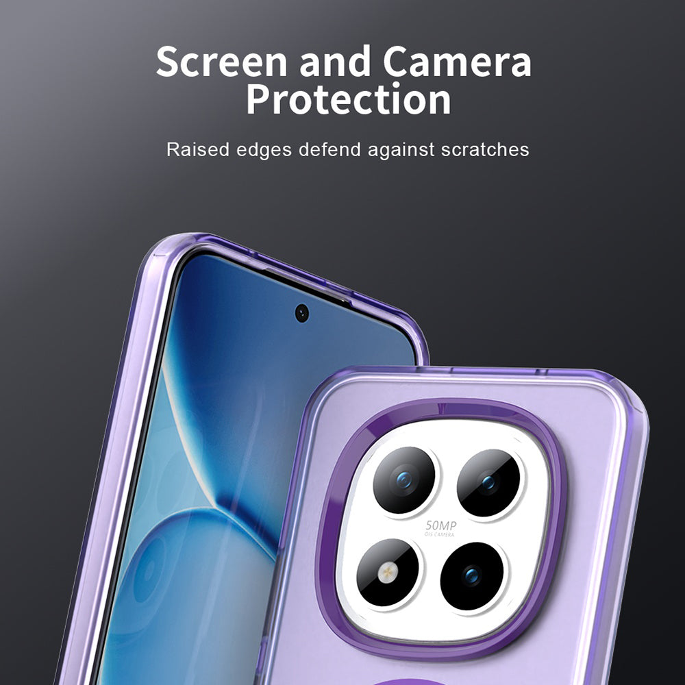 MagSafe futrola za Xiaomi Poco M8 Pro / Redmi Note 15 Pro+ 5G, Techsuit, CandyCase, Ljubičasta