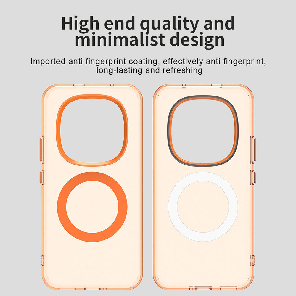 MagSafe futrola za Xiaomi Poco M8 Pro / Redmi Note 15 Pro+ 5G, Techsuit, CandyCase, Narančasta