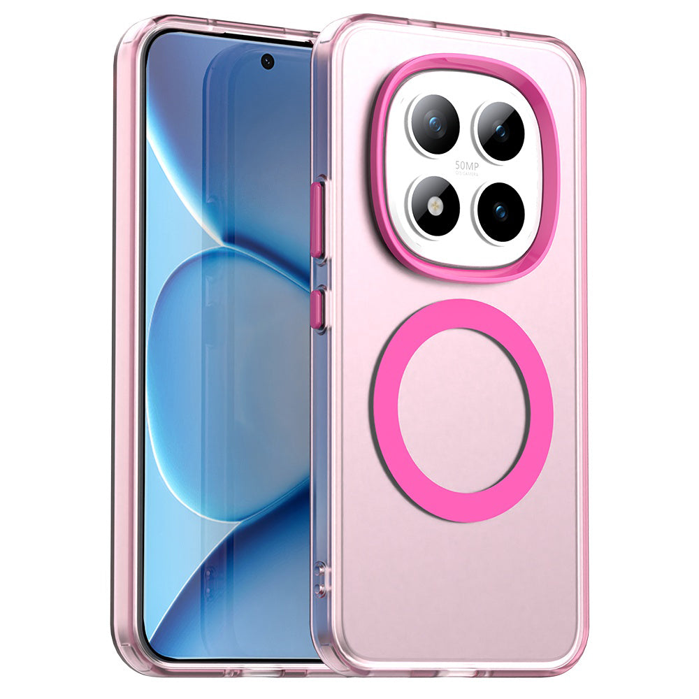 MagSafe futrola za Xiaomi Poco M8 Pro / Redmi Note 15 Pro+ 5G, Techsuit, CandyCase, Roza