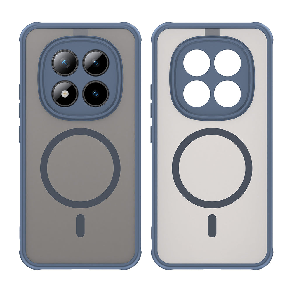 MagSafe futrola za Xiaomi Poco M8 Pro / Redmi Note 15 Pro+ 5G, Techsuit, HaloFrost II, Tamnoplava