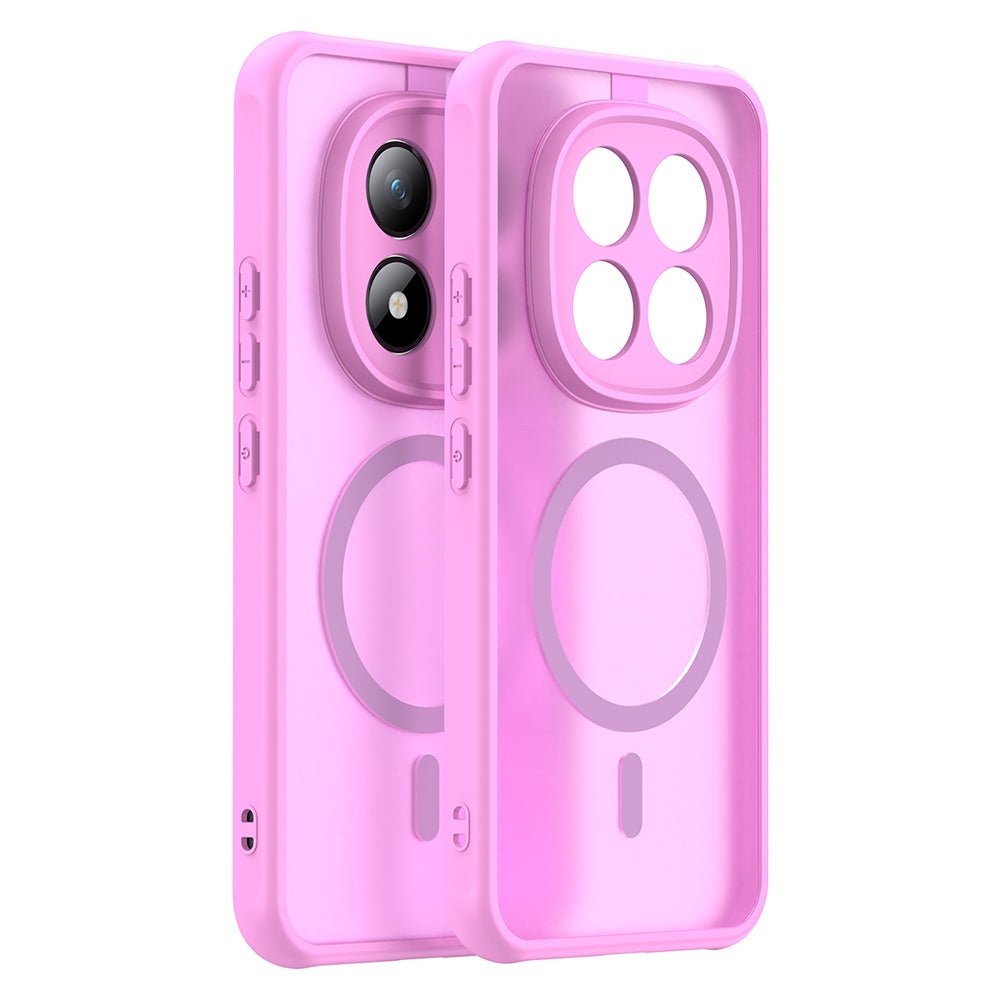 MagSafe futrola za Xiaomi Poco M8 Pro / Redmi Note 15 Pro+ 5G, Techsuit, HaloFrost II, Roza