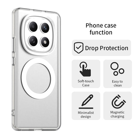 Futrola MagSafe za Xiaomi Poco M8 / Redmi Note 15 5G / Note 15 4G, Techsuit, CandyCase, Bijela