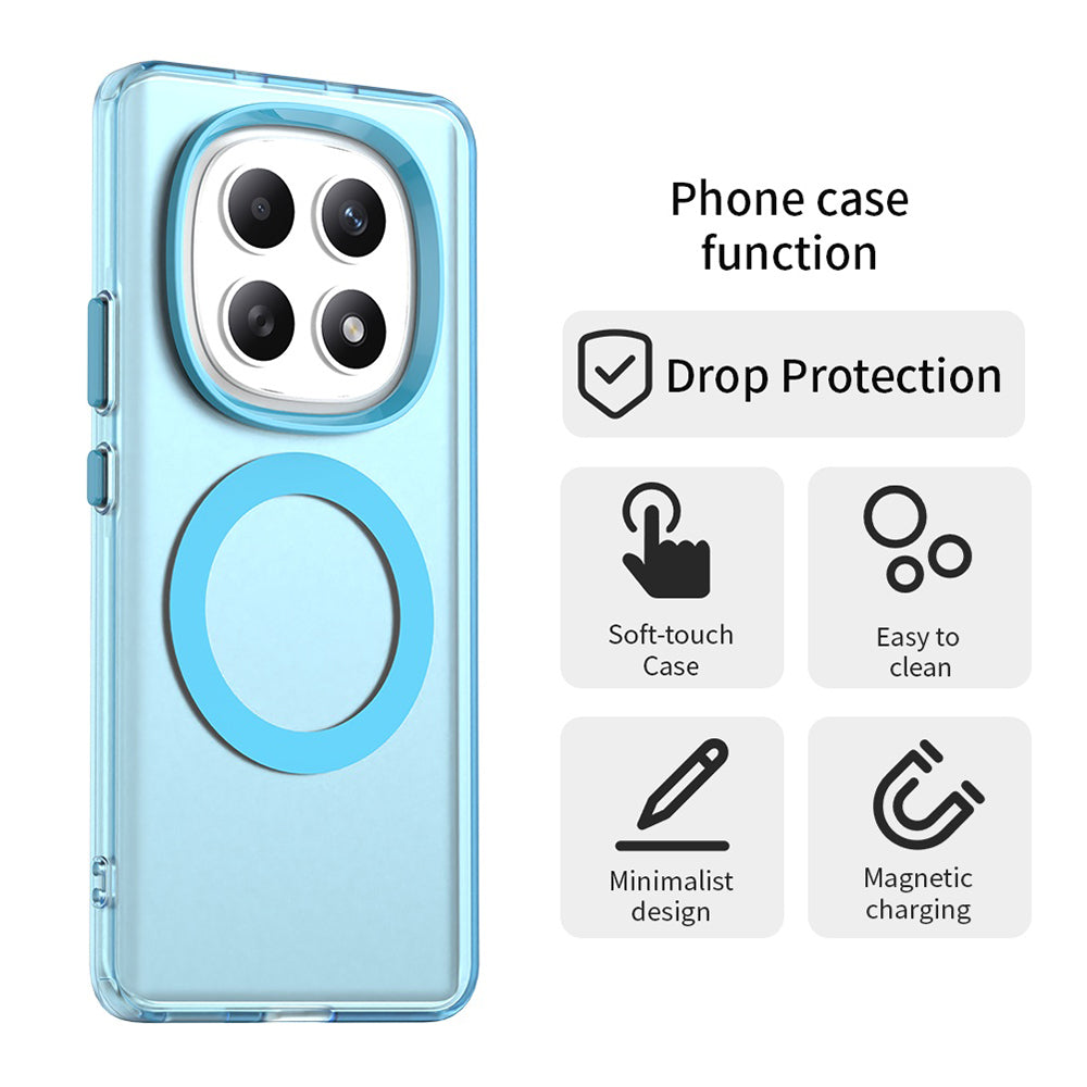 MagSafe futrola za Xiaomi Poco M8 / Redmi Note 15 5G / Note 15 4G, Techsuit, CandyCase, Plava