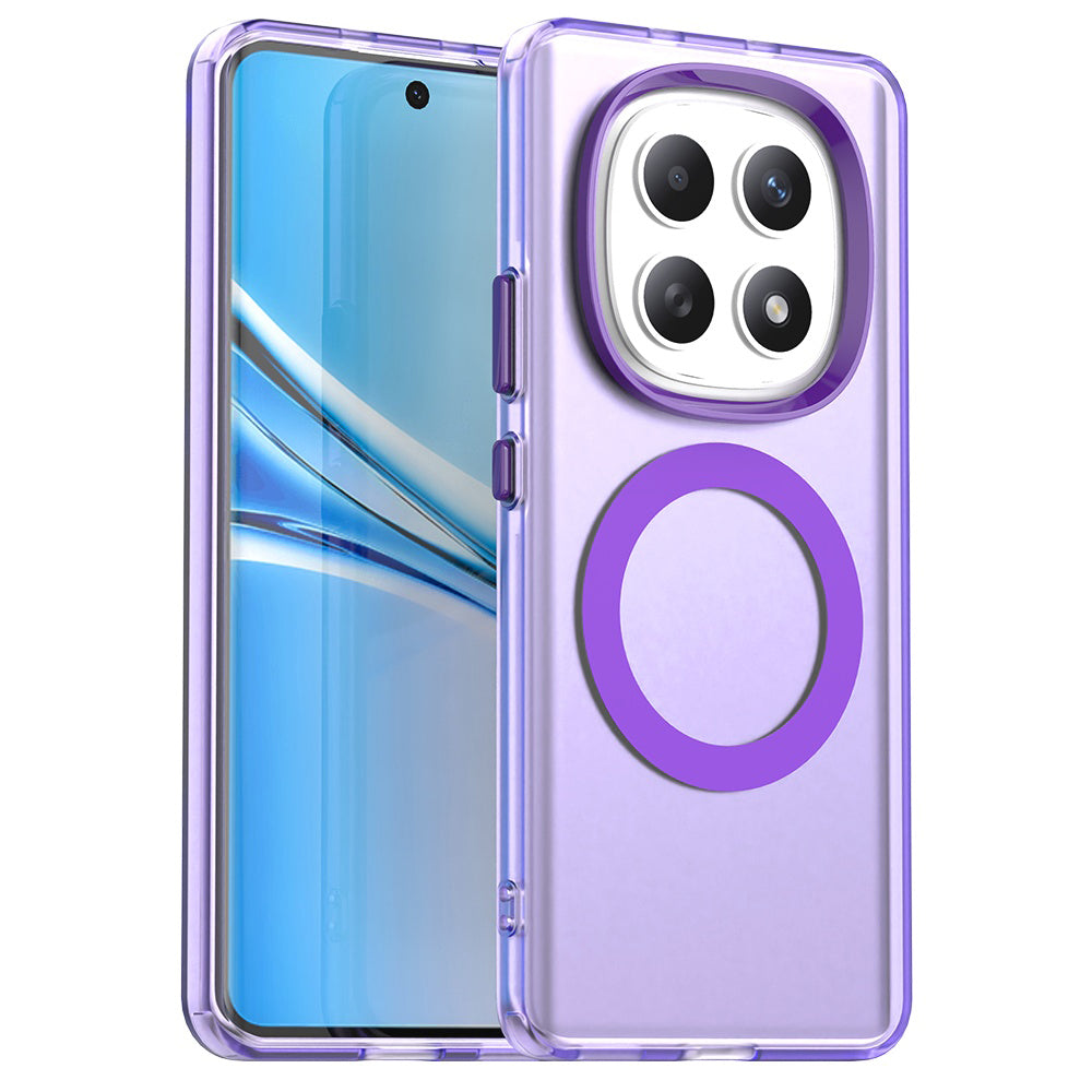 MagSafe futrola za Xiaomi Poco M8 / Redmi Note 15 5G / Note 15 4G, Techsuit, CandyCase, Ljubičasta