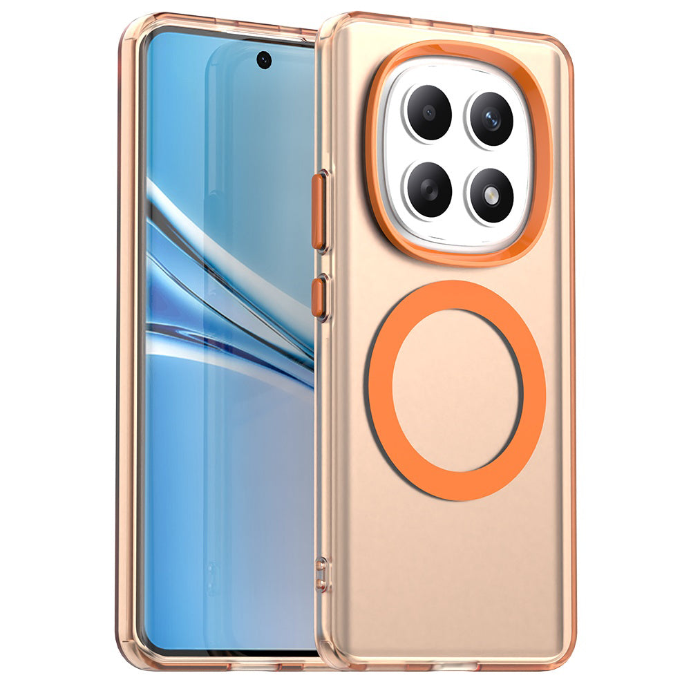 MagSafe futrola za Xiaomi Poco M8 / Redmi Note 15 5G / Note 15 4G, Techsuit, CandyCase, Narančasta