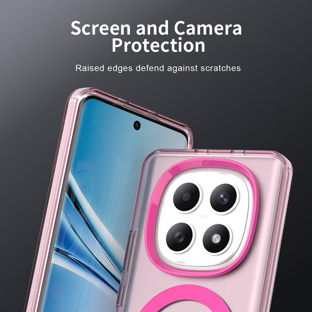 MagSafe futrola za Xiaomi Poco M8 / Redmi Note 15 5G / Note 15 4G, Techsuit, CandyCase, Roza