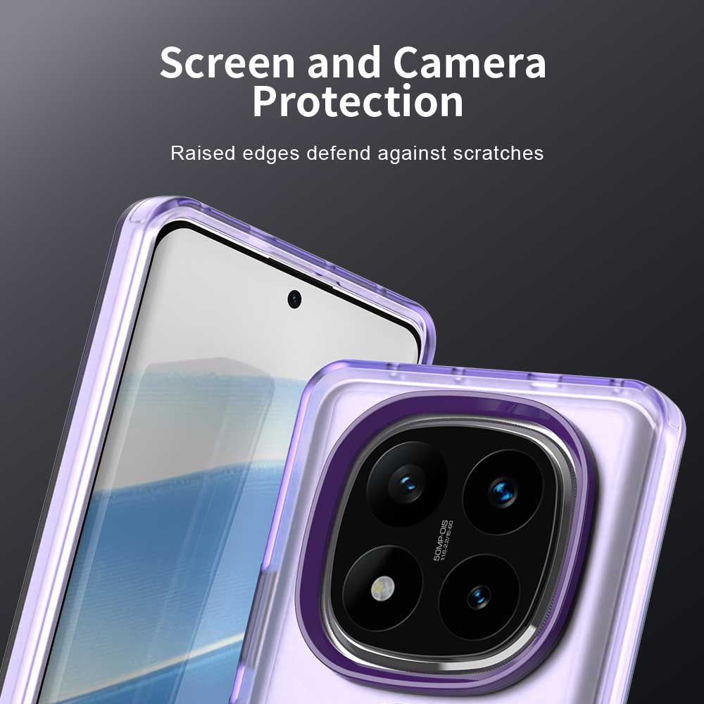 MagSafe futrola za Xiaomi Poco X7 / Redmi Note 14 Pro 5G, Techsuit, CandyCase, Ljubičasta