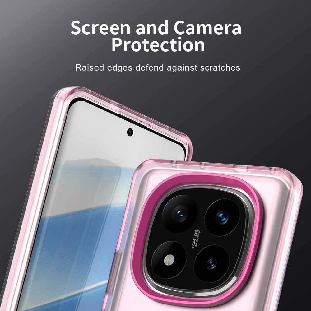 MagSafe maska za Xiaomi Poco X7 / Redmi Note 14 Pro 5G, Techsuit, CandyCase, Roza