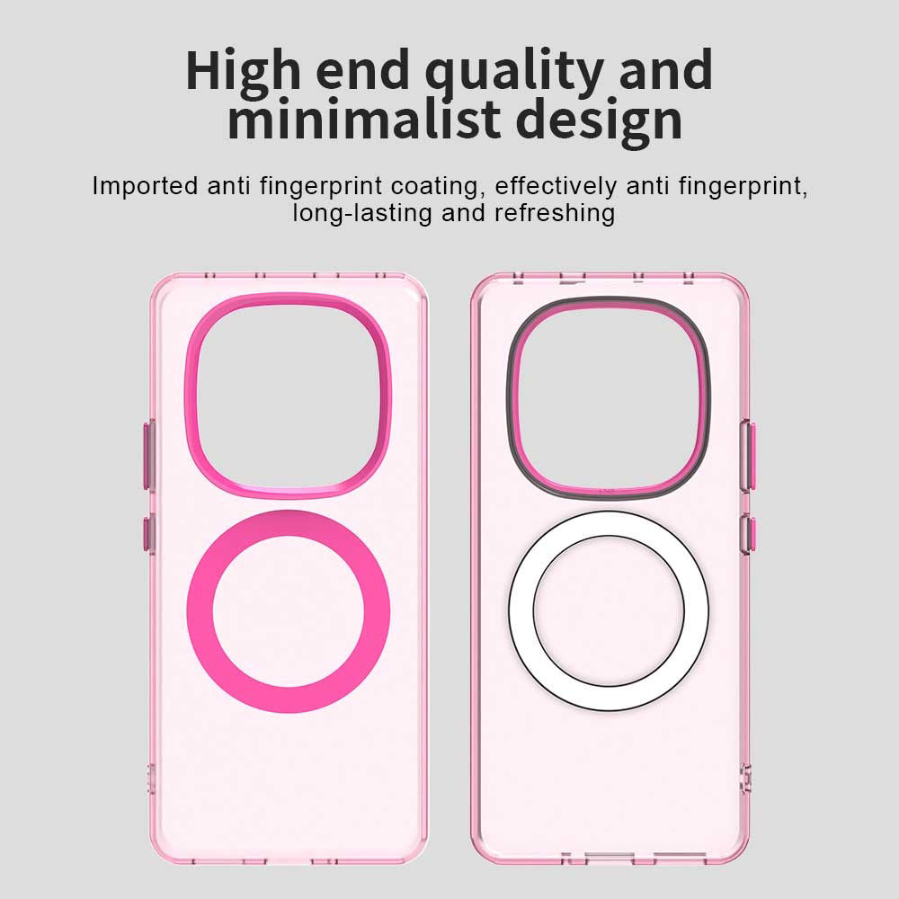 MagSafe maska za Xiaomi Poco X7 / Redmi Note 14 Pro 5G, Techsuit, CandyCase, Roza