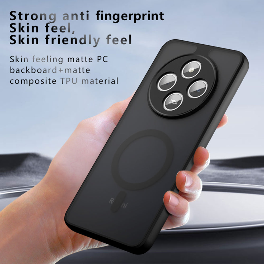 MagSafe futrola za Xiaomi Redmi 14C, Techsuit, PureFrost, Crna
