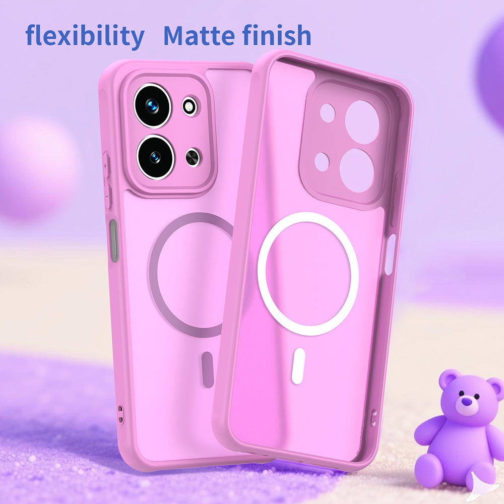 MagSafe futrola za Xiaomi Redmi 15C 5G / 15C 4G, Techsuit, HaloFrost II, Roza
