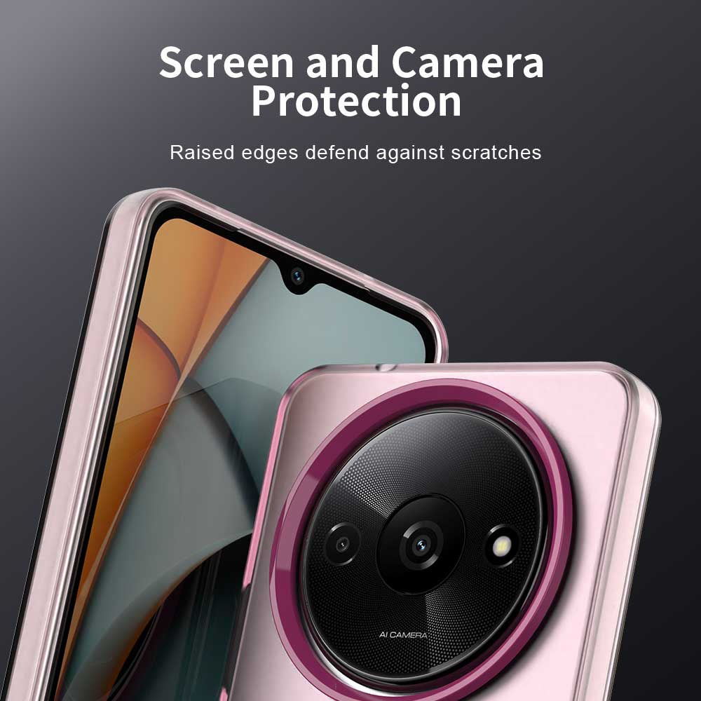 MagSafe maska za Xiaomi Redmi A3x / A3, Techsuit, CandyCase, Roza
