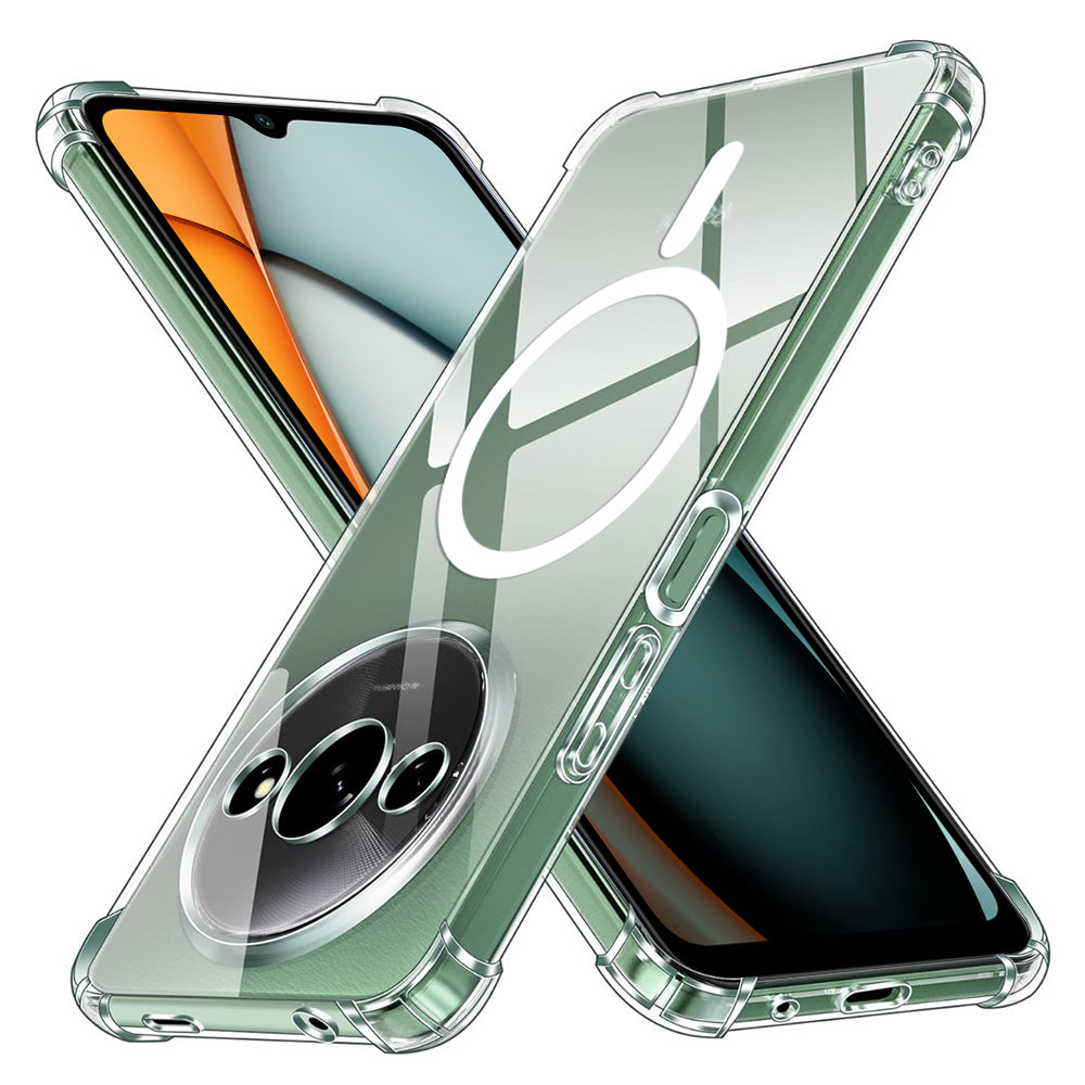 MagSafe futrola za Xiaomi Redmi A3x / A3, Techsuit, Otporna na udarce, Prozirna