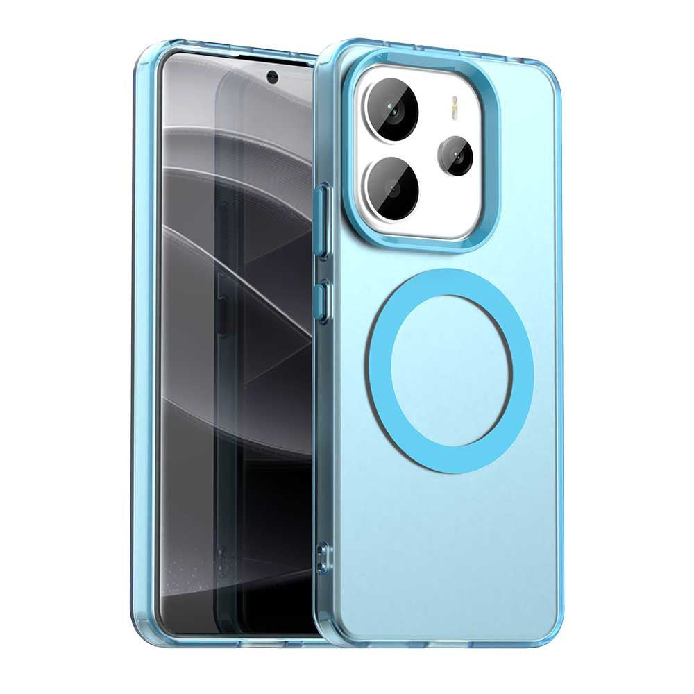 MagSafe futrola za Xiaomi Redmi Note 14 4G (Regional), Techsuit, CandyCase, Plava