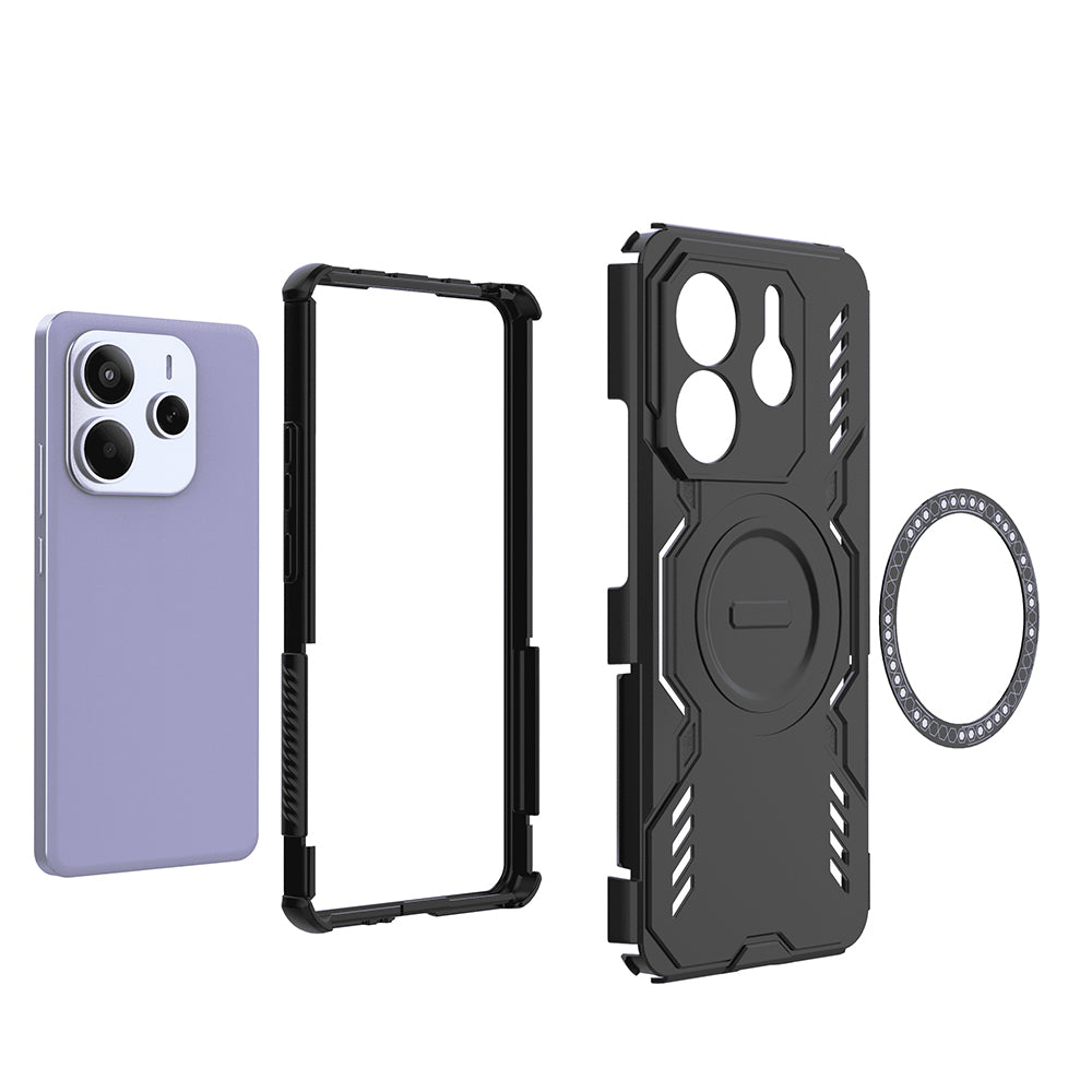 MagSafe futrola za Xiaomi Redmi Note 14 5G, Techsuit, ArmorMag, Plava