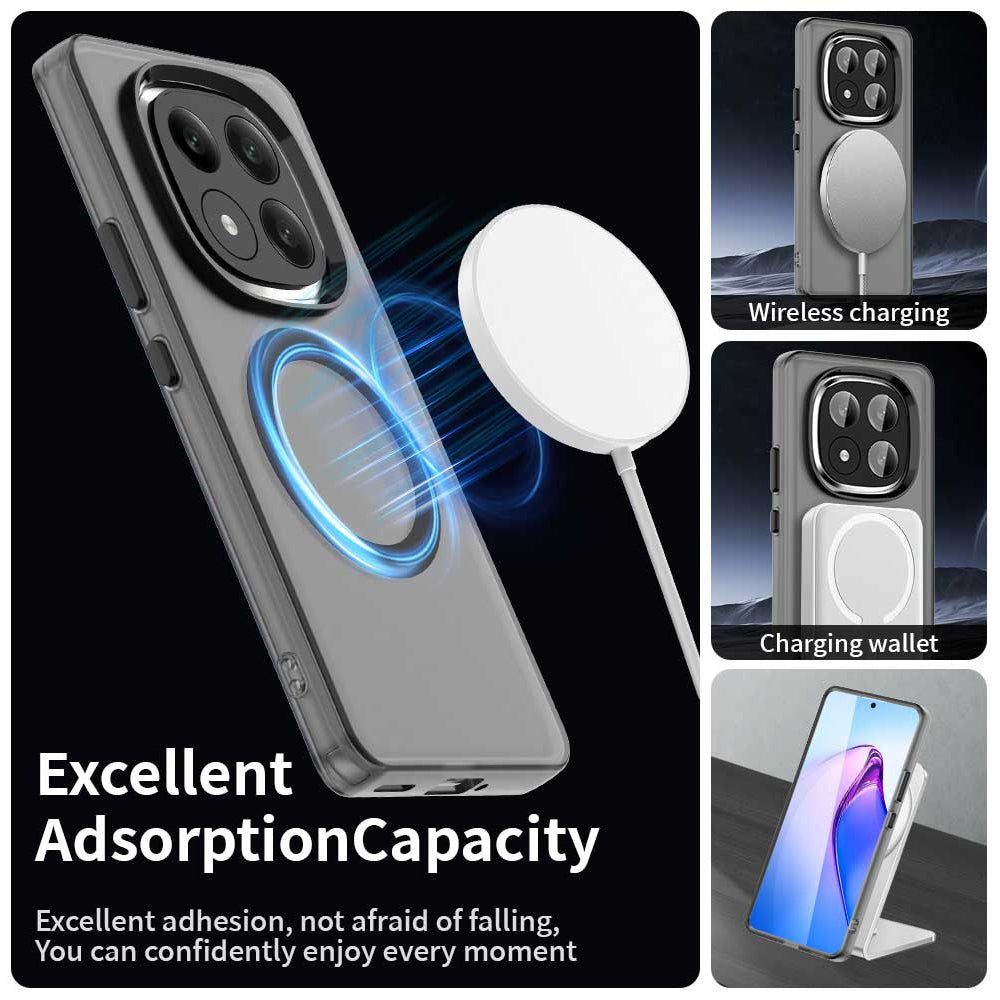 MagSafe futrola za Xiaomi Redmi Note 14 Pro+ 5G, Techsuit, CandyCase, Crna