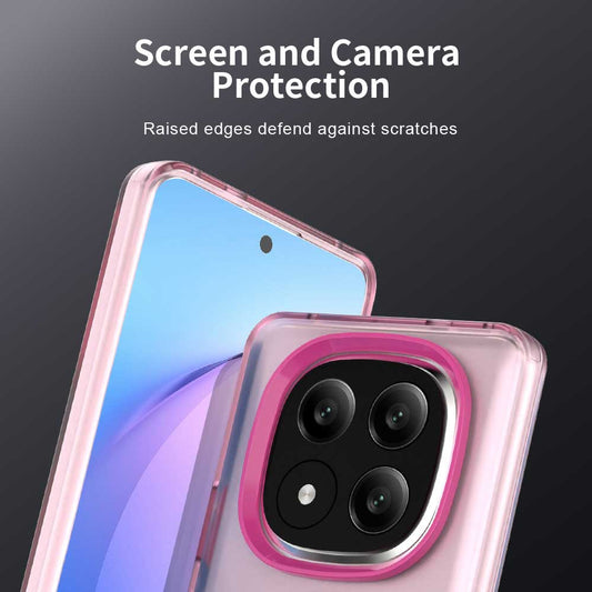 MagSafe maska za Xiaomi Redmi Note 14 Pro+ 5G, Techsuit, CandyCase, Roza