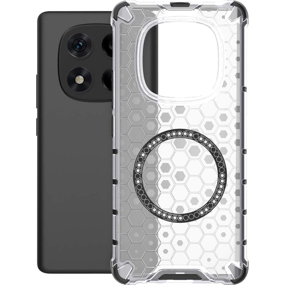 MagSafe maska za Xiaomi Redmi Note 14 Pro+ 5G, Techsuit, HoneyComb Shield, Bijela