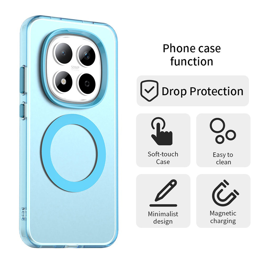 Futrola MagSafe za Xiaomi Redmi Note 15 Pro 5G, Techsuit, CandyCase, Plava