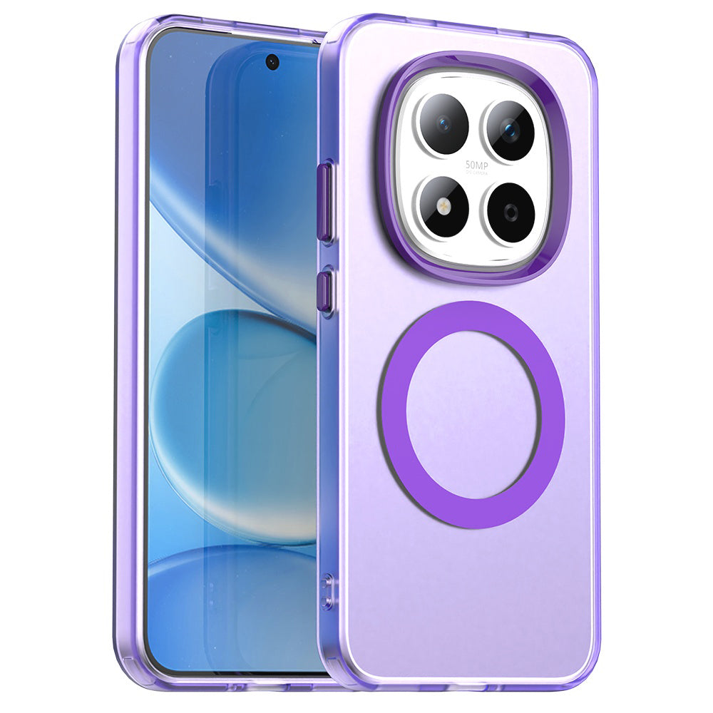 MagSafe futrola za Xiaomi Redmi Note 15 Pro 5G, Techsuit, CandyCase, Ljubičasta
