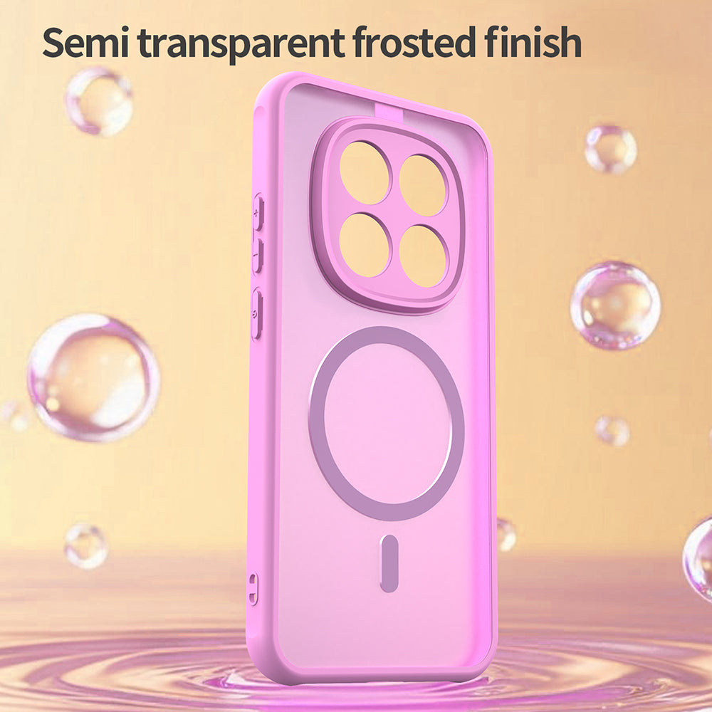MagSafe futrola za Xiaomi Redmi Note 15 Pro 5G, Techsuit, HaloFrost II, Roza