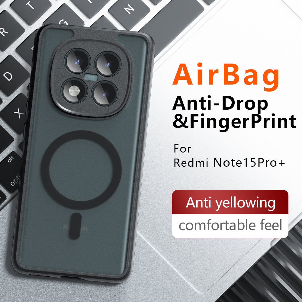 Futrola MagSafe za Xiaomi Redmi Note 15 Pro 5G, Techsuit, PureFrost, Satin Crna