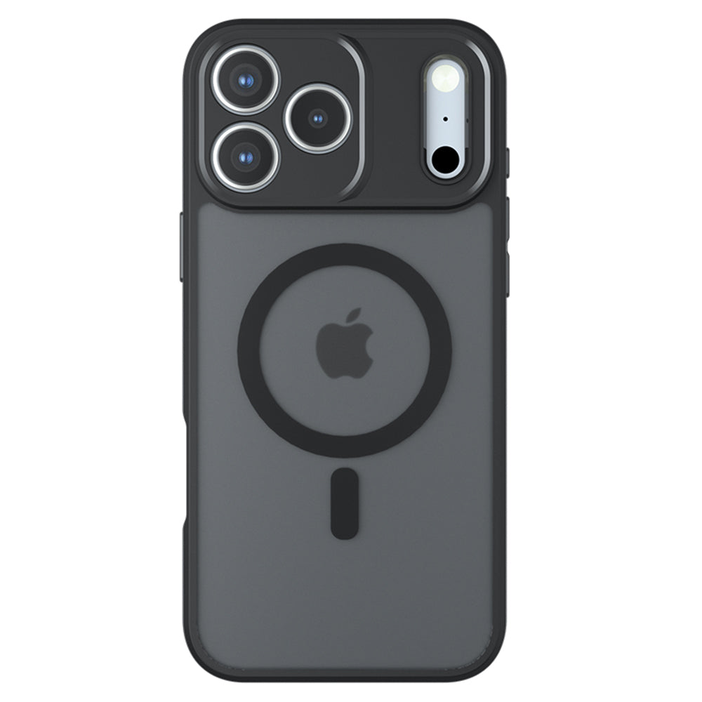 MagSafe futrola za Apple iPhone 17 Pro Max, Techsuit, PureFrost, Crna Satenska