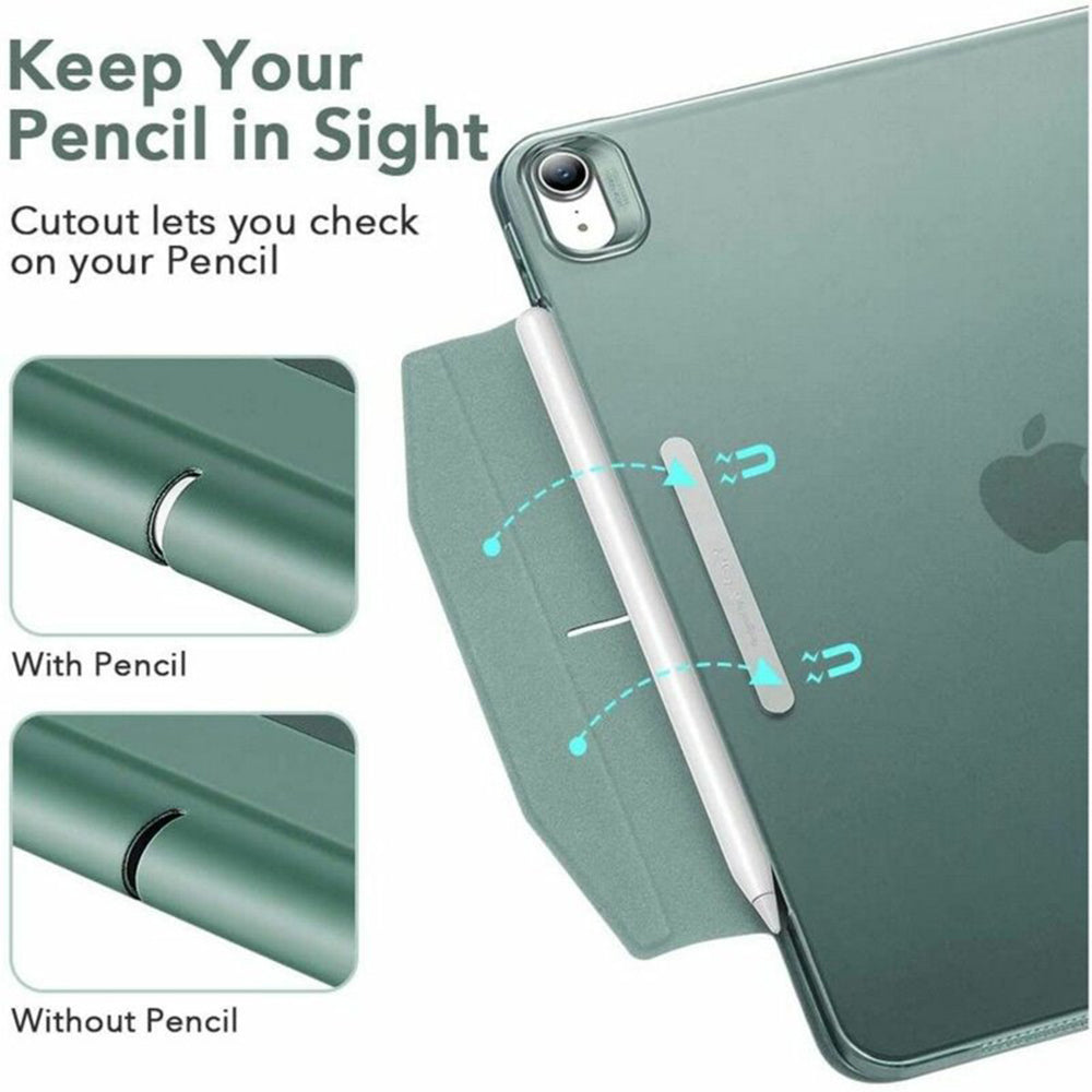 Futrola za Apple iPad Air 11 (2026) / iPad Air 11 (2025) / Air 11 (2024) / Air (2022) / Air (2020), ESR, Ascend Trifold, Zelena Satenska