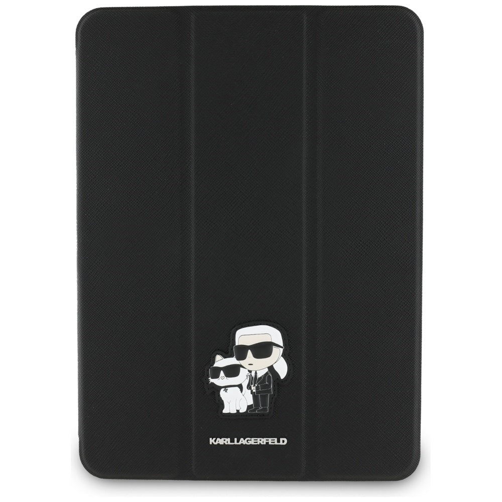 Futrola za Apple iPad Air 11 (2025) / Air 11 (2024), Karl Lagerfeld, Saffiano Karl & Choupette, Crna
