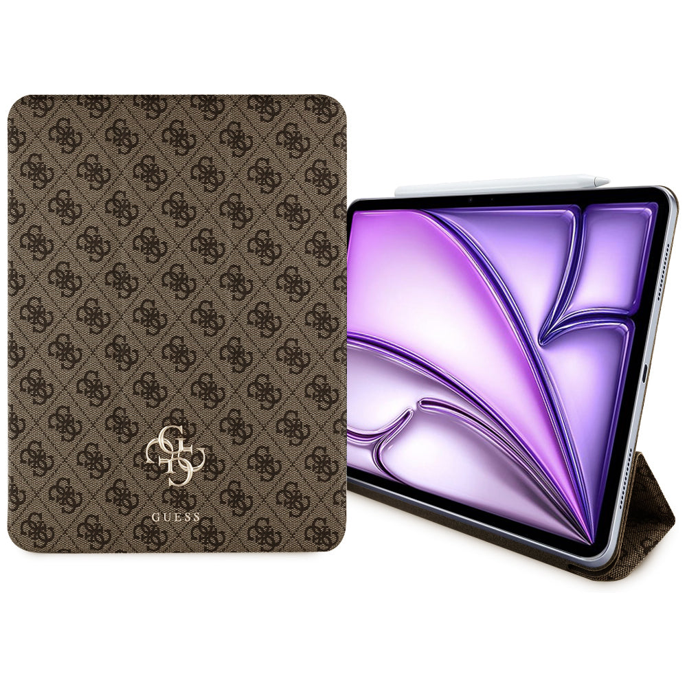 Futrola za Apple iPad Air 13 (2026) / Air 13 (2025) / Air 13 (2024), Guess, 4G Big Logo, Smeđa
