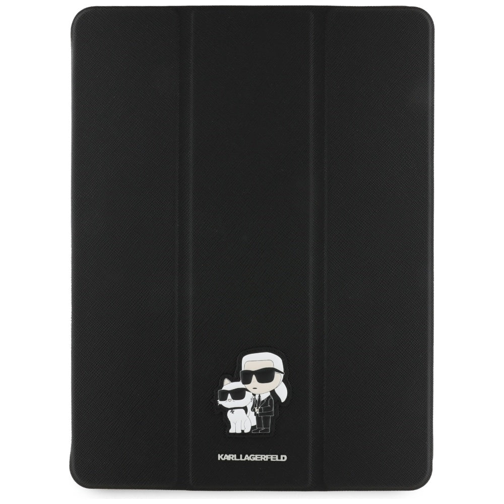 Futrola za Apple iPad Air 13 (2026) / Air 13 (2025) / Air 13 (2024), Karl Lagerfeld, Saffiano Karl & Choupette, Crna