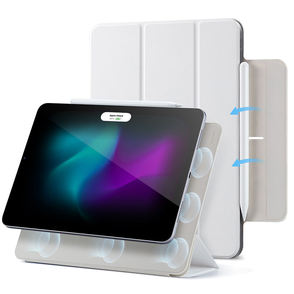 Futrola za Apple iPad Air 13 (2025) / Air 13 (2024) / Pro 12.9 (2022) / Pro 12.9 (2021) / Pro 12.9 (2020), ESR, Rebound, Bijela