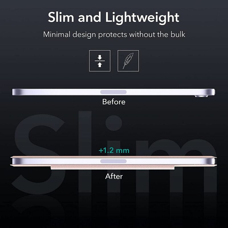 Futrola za Apple iPad mini (2024) / mini (2021), ESR, Rebound, Zlatno Roza